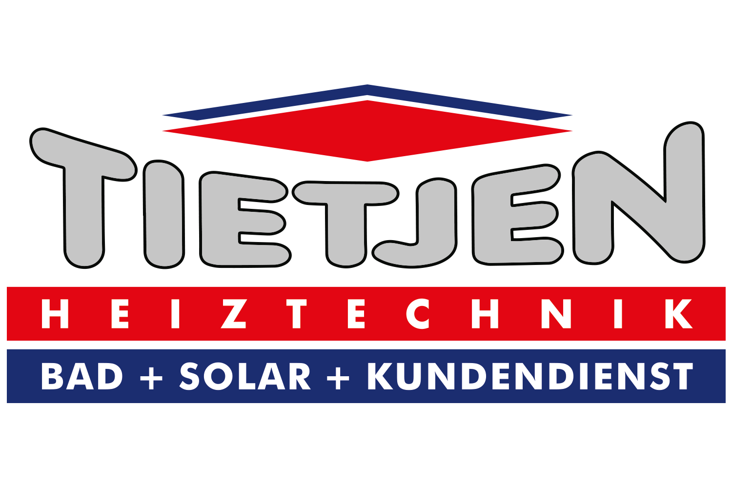 Logo Tietjen Heiztechnik in rot und dunkelblau auf transparentem Hintergrund.